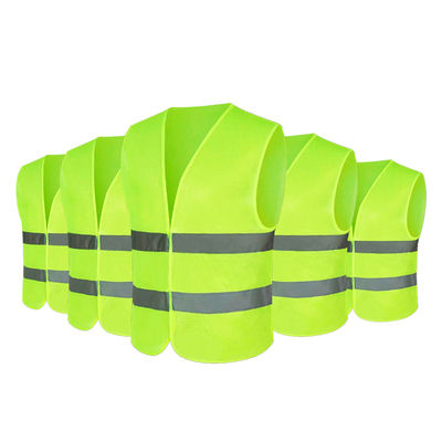Buy Customize Outdoor Protective Roadside Safety Kit Green High Visibility Safety Vest online manufacture