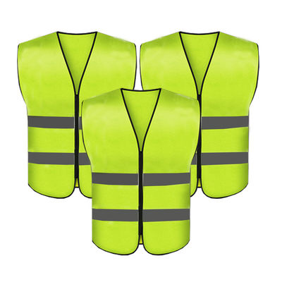 Buy High Visibility Wholesale 100% Polyester Reflective Security Safety Chaleco Reflector Vest Custom online manufacture