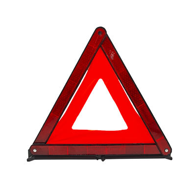 Buy Reflective Triple Triangle Car Warning Sign, Foldable Emergency Warning Triangles , Safety Roadside Hazard Sign Warning Kit online manufacture