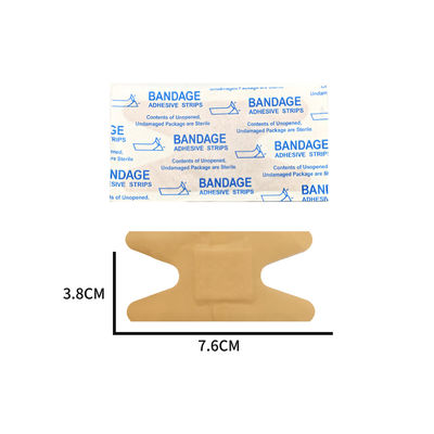 Buy Sterile 76*38mm Adhesive Fabric Bandage Comfortable Flexible Band Aid for Protection online manufacture