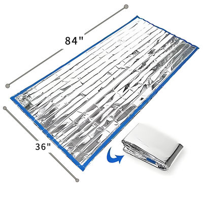 acheter Sacs de couchage d'urgence extra-grands équipement de survie PE aluminiumé fournitures pour le camping et la randonnée. online manufacture