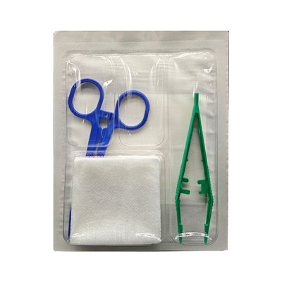 comprar Kit de vendaje de campo médico personalizado bandeja de hospital de vendaje estéril desechable Kit de extracción de sutura online manufacture
