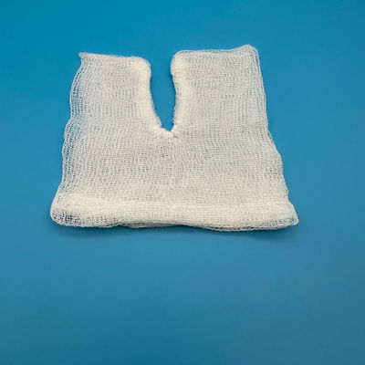 kopen Medisch absorberende gaaswatten Y & U-stijl met hechting Steriel wondverzorgingsproduct online manufacture