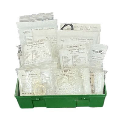 Buy Plastic MDR Industrial First Aid Kit DIN13157 Waterproof Medical First Aid Box online manufacture