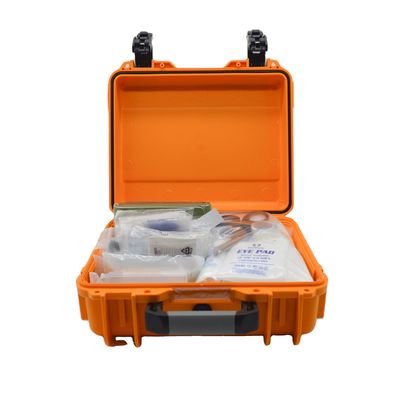Buy Rescue Environment First Aid Box Orange Survival Travel First Aid Kit online manufacture