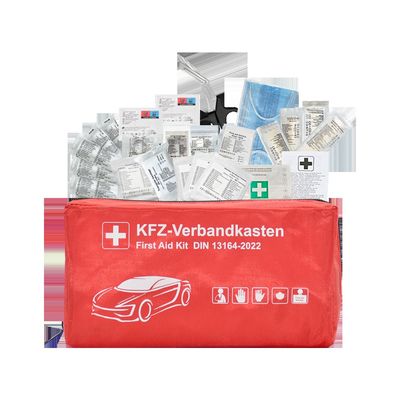 Buy Hot Sale Automotive Safety Rescue and First Aid Bag DIN13164-2022 Compliant First  Aid Kit for Car online manufacture