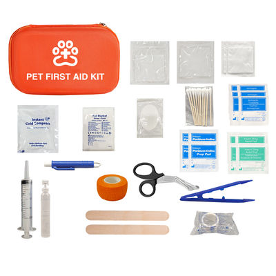 acheter Trousse de premiers soins vétérinaire légère et compacte pour animaux de compagnie, instruments, trousse de premiers soins, pansements, bandages online manufacture