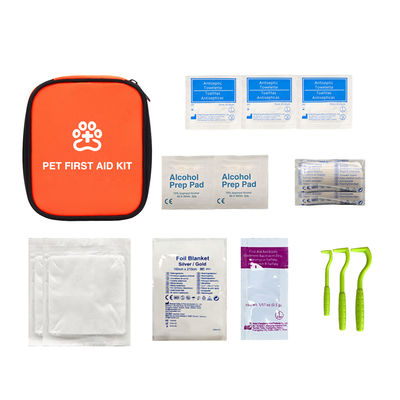 comprar Kit de primeros auxilios de 14 piezas de instrumentos veterinarios para gatos y perros Kit de viaje para atención de emergencia online manufacture