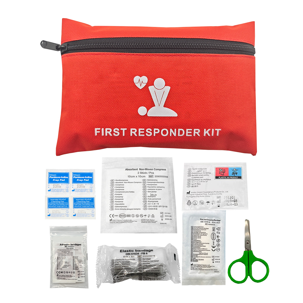 Best Price Red Medical Equipment Mini First Aid Kit Emergency Survival Kit/bag for Family Traveling Hiking