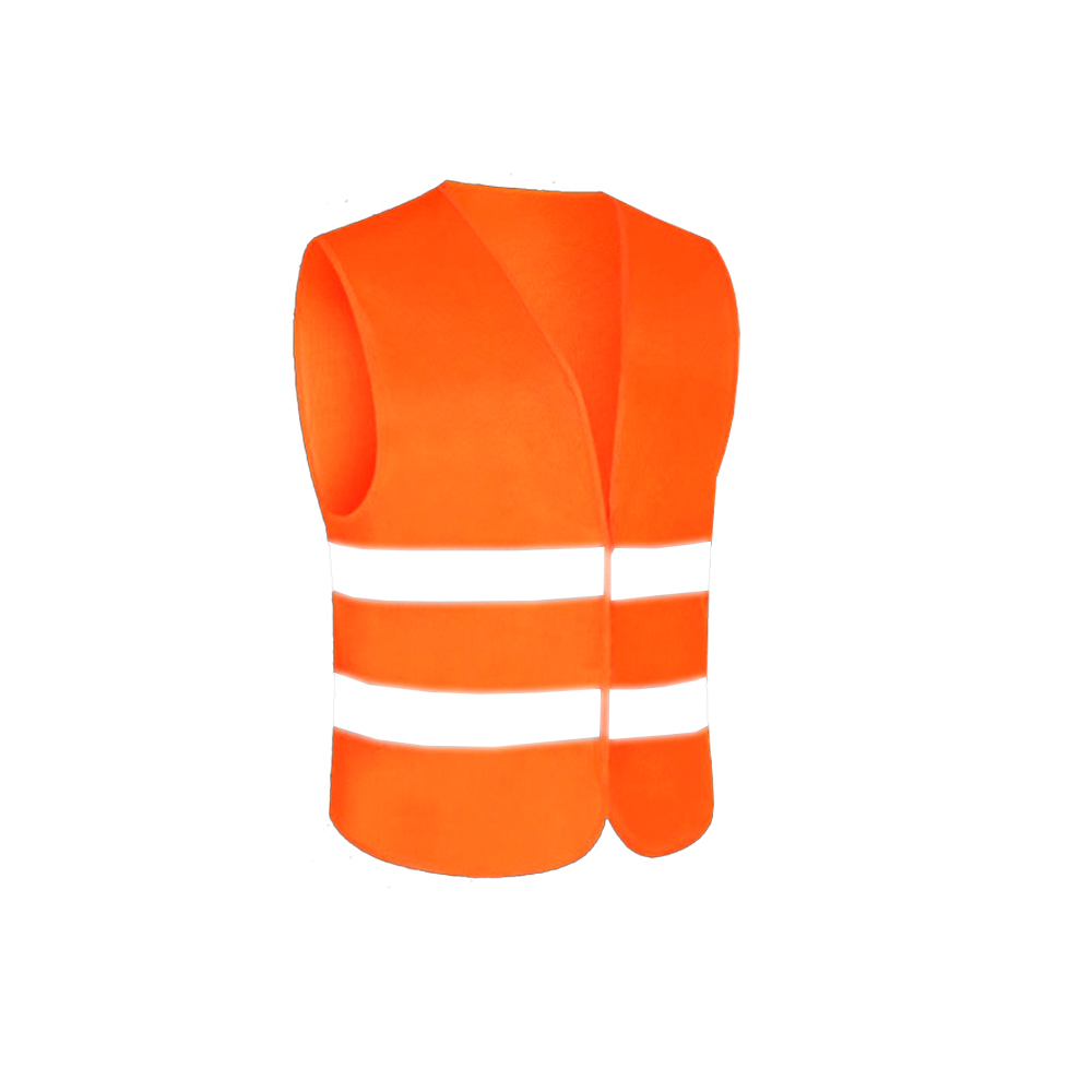 OEM Comfortable Roadside Safety Kit Knitted Fabric High Visibility Vest