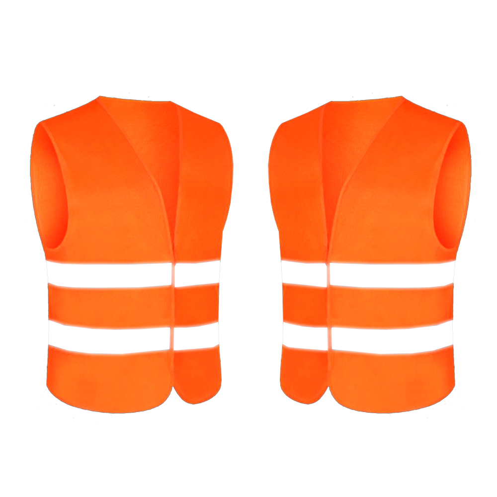 Polyester Motorcyclists High Vis Safety Workers M L XL Xxl Reflective Bike Vest