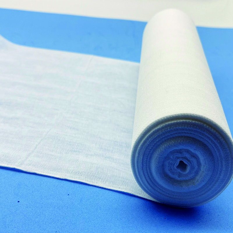 Customized Size Gauze Roll Absorbent Cotton Gauze Roll Raw Material90cmmx10m