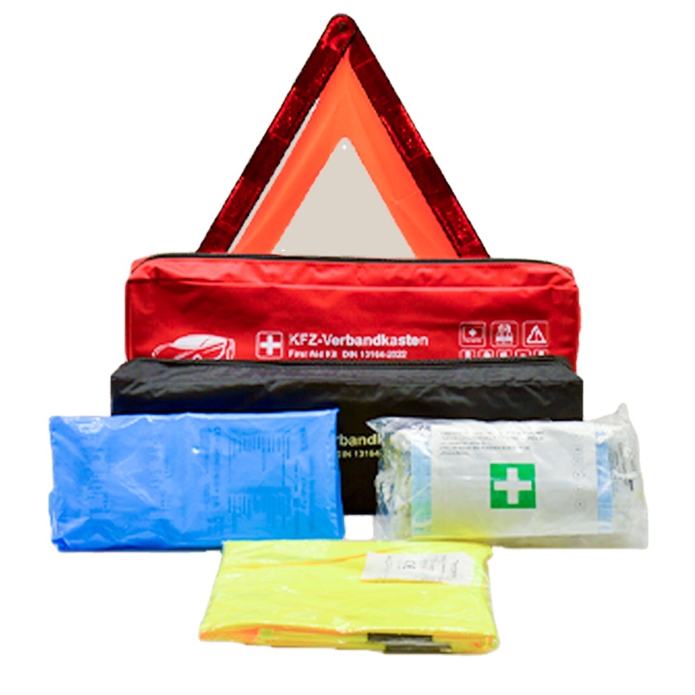 Manual Power Vehicle First Aid Kit Waterproof Customized Logo Workplace First Aid Kit