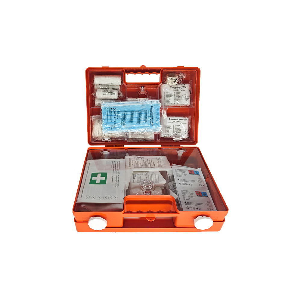 DIN13157 Industrial Site First-Aid Kit ABS Material with Essential Devices Manual Power Source Aid Case