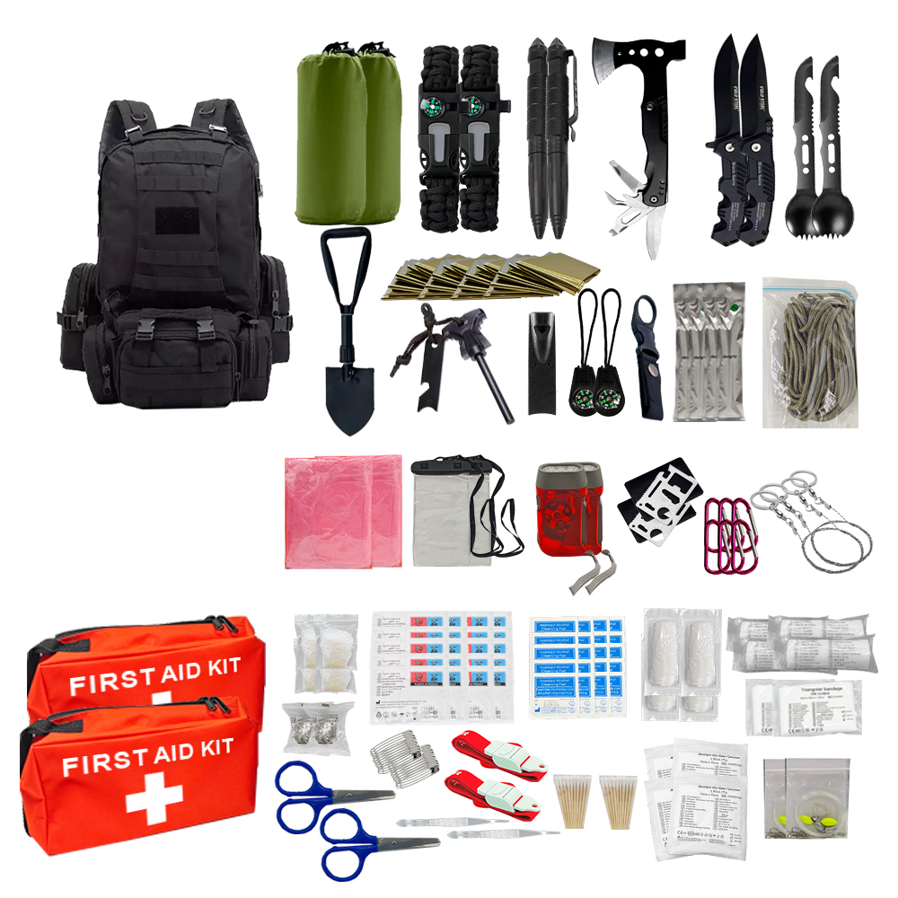 Hiking Camping Emergency Kit Essentials Waterproof Personal Emergency Kit ISO13485