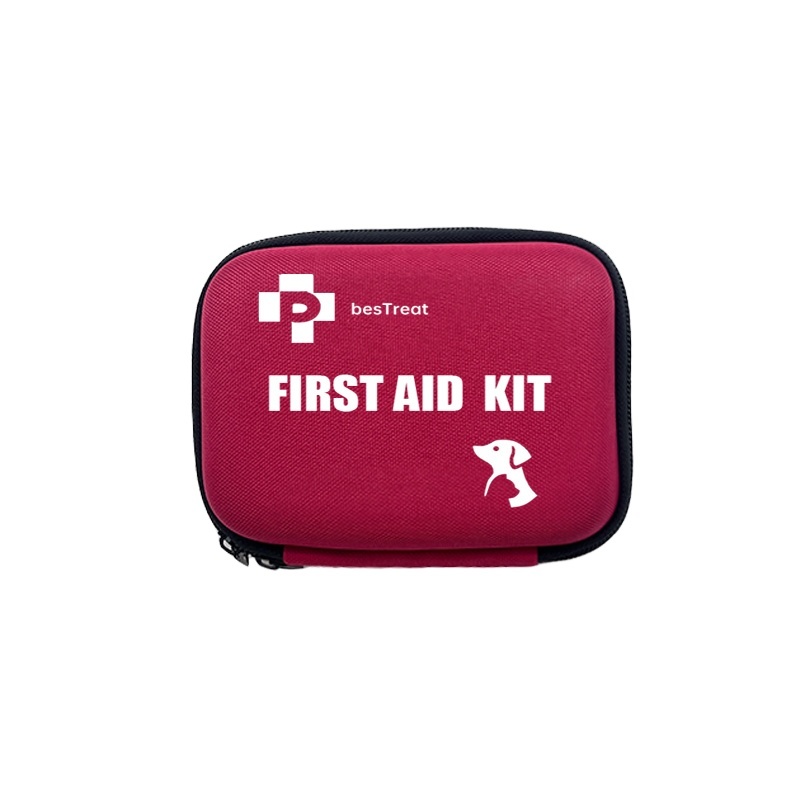 17.5cm Black Pet First Aid Cat First Aid Kit Customized Logo (Черный питомец первая помощь кот первая помощь)