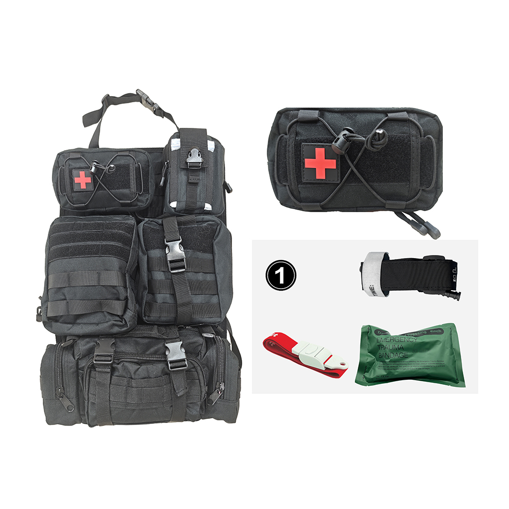 Hot Selling Professional Outdoor Adventure Off-Road Vehicle Tactical Rescue Kit/first Aid Kit